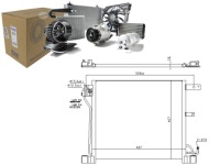 фото thumb №1, Конденсатор радиатор кондиционера nissens 921103dd0