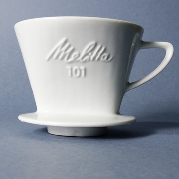 ВИНТАЖНЫЙ ФАРФОРОВЫЙ КАПЕЛЬНЫЙ ФИЛЬТР ДЛЯ КОФЕ ICONIC MELITTA 101