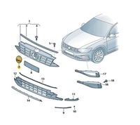фото thumb №1, Емблема значок vw passat oe: 5h0853601mdpj