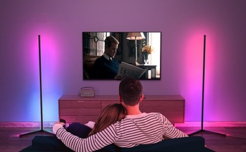 СВЕТОДИОДНЫЙ УГЛОВОЙ ТОРШЕР 3D НОЧНИК ДЛЯ СПАЛЬНИ