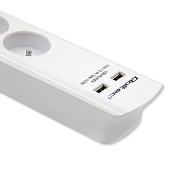 Удлинитель антипомпажный 4gn 2xUSB 1,8м