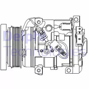 фото thumb №2, Компрессор кондиционер. toyota landcruiser 07- delphi