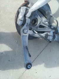 фото thumb №10, Audi q7 3.0 15- поворотний кулак важіль амортизатор лівий