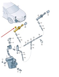 фото thumb №9, New vw scirocco left сторона headlamp омивач 1k8955103a
