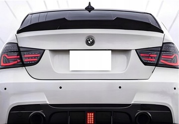 фото thumb №15, Bmw e90 psm ducktail стиль спойлер спойлер na кришка багажника чорний блиск з abs