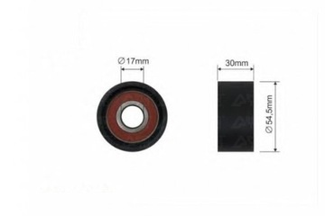 фото thumb №2, Caffaro 25-98 ролик kierunkowa / напрямна, стрічка klinowy зубчастий