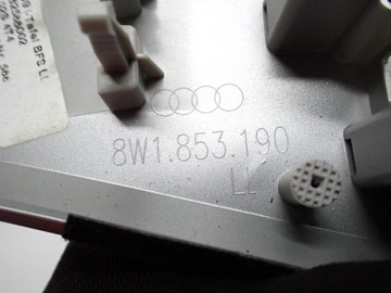 фото thumb №9, Планка декоративна панелі консолі dekor європа 8w1853190 audi a4 b9 8w 18r