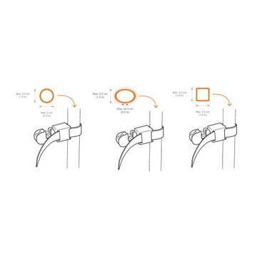 LASCAL Универсальное удлинение для коляски BuggyBoard MAXI, оранжевый с пандами