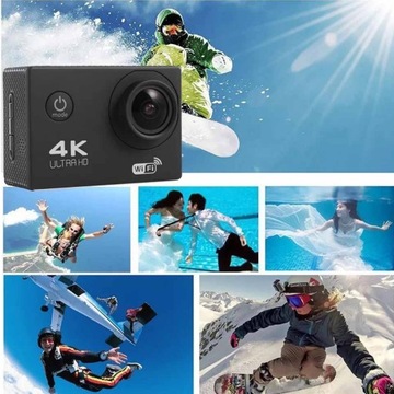 СПОРТИВНАЯ КАМЕРА FULL HD WIFI PRO GO КАМЕРА ВОДОНЕПРОНИЦАЕМЫЕ ДЕРЖАТЕЛИ АКСЕССУАРОВ