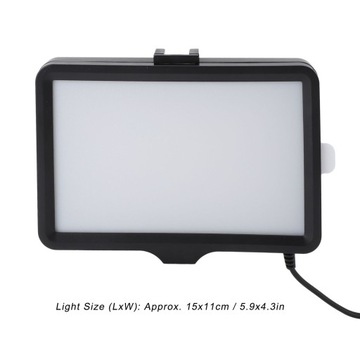 Светодиодная видеолампа для камеры с RGB-фильтром GE Portable Lighting