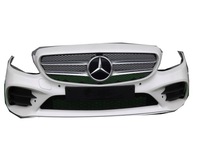 фото thumb №1, Бампер перед mercedes c klasa w205 lift amg решётка радиатора