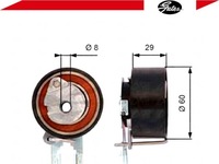 фото thumb №2, Ролик натяжителя citroen c2 enterprise 1.4 hdi