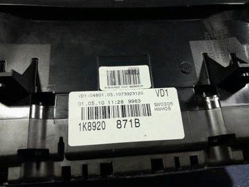 фото thumb №7, Vw scirocco 1.4 tsi 160 km спідометр  прилади eu 1k8920871b