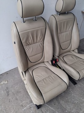 фото thumb №8, Сидіння перед диван зад комплект jagóra xj x350 європа світла шкіра 2006 рік