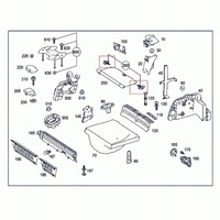 фото thumb №9, Напрямна повзунок шторка benz a w169 w245