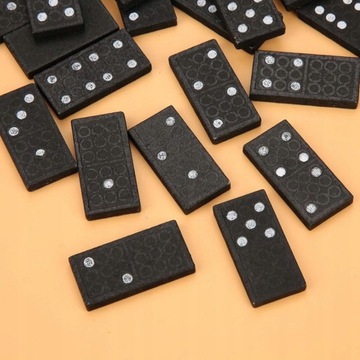 СЕМЕЙНАЯ ИГРА ДОМИНО ДЕРЕВЯННЫЕ ПАЗЛЫ x28