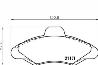 Тормозные колодки тормозные ford перед escort 90- textar Цена, фото thumb