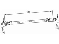 фото thumb №2, Шланг гальмівний mercedes клас c c204 1.6-3.5 11-14 w203 1.8-5.4 00-07