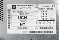 фото thumb №7, Радио радиопроигрыватель cd30 mp3 rds 13289932 opel zafira b рестайлинг 08-14