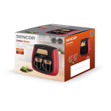 Капельная кофемашина Sencor SCE 2101 RD 0,3 л