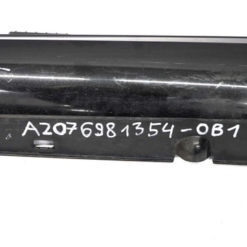 фото thumb №12, Mercedes w207 поріг планка порогова накладка amg обсидіан чорний - 197