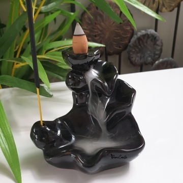 KOMINEK ZAPACHOWY CERAMICZNY WODOSPAD KADZIDEŁKA AROMATERAPIA BACKFLOW