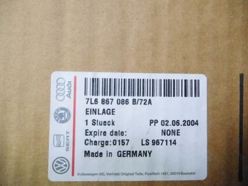 фото thumb №6, Планка оздоблювальна двері vw touareg 7l6867086b
