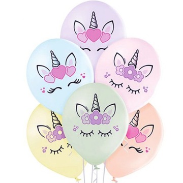 Topper urodzinowy JEDNOROŻEC unicorn HAPPY BIRTHDAY piker dekoracja na tort