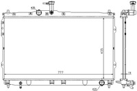 фото thumb №1, Nissens радіаторів двигуна hyundai h-1 cargo, h-1 t