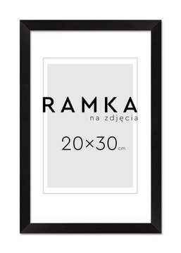 Черная Фоторамка 20х30 см Фоторамка 30х20 см