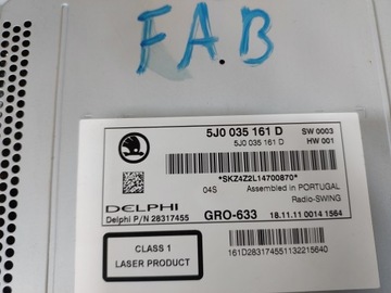 фото thumb №4, Fabia ii радіо cd 5j0035161d