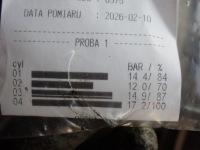 фото thumb №7, Renault scenic ii 1,6 k4m782 k4m 782 83k 115km двигун тест стиснення 82tyś