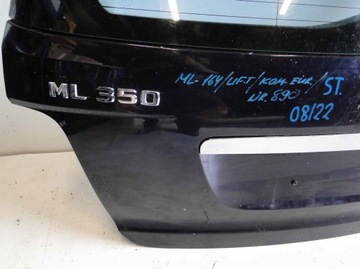 фото thumb №8, Mercedes ml w164 164 рестайлинг крышка задняя + стекло 2008
