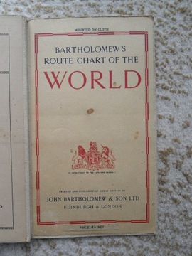 Политическая карта мира 1942 года, Варфоломеевская карта мира.