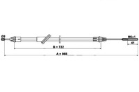 фото thumb №2, Ate тягa трос гальма ручного ate, 24.3727-067