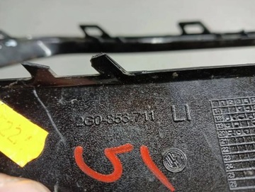 фото thumb №12, M16 vw polo vi gti решётка бампера левая 2g0853711