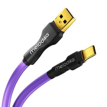 АУДИОКАБЕЛЬ MELODIKA MDUAC07 USB A/C 0,7М