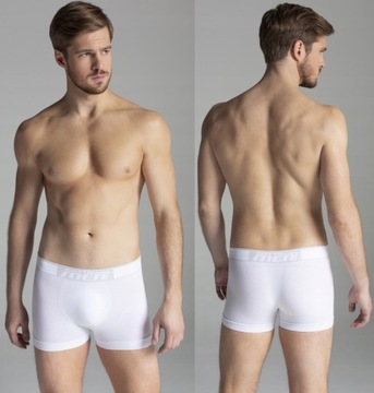 6 X GATTA BOXER BOKSERKI MĘSKIE BAWEŁNA BIAŁE CZARNE XXL