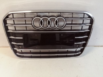 фото thumb №8, Решётка бампера решётка радиатора audi a6 c7 2011-14 + знак