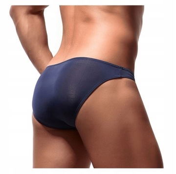 SEXY GRANATOWE DELIKATNE SLIPKI SOFT L