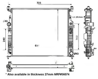 фото thumb №1, Радиаторов воды 53936 nrf mercedes класс m w164
