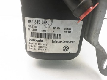 фото thumb №6, Vw touran отопление стояночный вебасто 2.0 tdi дизель 100kw 136 hp 2004