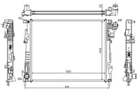 фото thumb №2, Радиатор двигателя nissan primastar opel vivaro a r