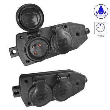 Przedłużacz H07BQ-F 3x2,5mm2 25m ROZGAŁĘŹNIK