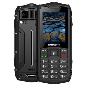 HAMMER Basalt, Telefon na Budowę Odporny na Wodę Kurz i Pył Mocny