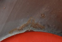 Крыло левый перед передний чёрный mitsubishi outlander 1 i 01-08 Недорого, фото thumb