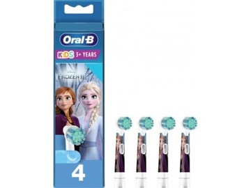 4 НАСАДКИ ДЛЯ ДЕТСКОЙ ЩЕТКИ ДЛЯ ДЕТИ ORAL-B FROZEN FROST ORG
