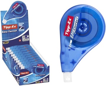 НАБОР КОРРЕКТОРОВ BIC EASY CORRECT В ЛЕНТЕ 12М Х 5ММ ШКОЛЬНЫЙ КАБИНЕТ x10