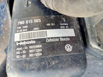 фото thumb №5, Sharan 7n вебасто отопление стояночный 7n0815065