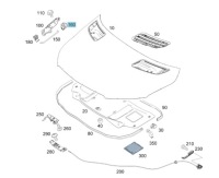 Втулка клипса кронштейн упор капот mercedes sprinter 907 910 Цена, фото thumb